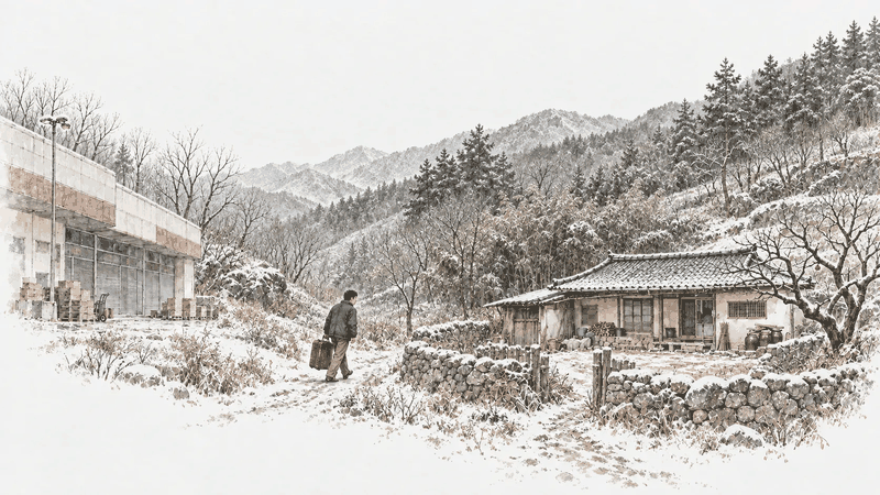 겨울, 하동으로